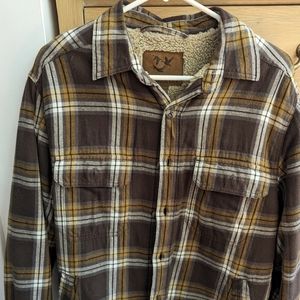 Sherpa Lined Flannel Jacket